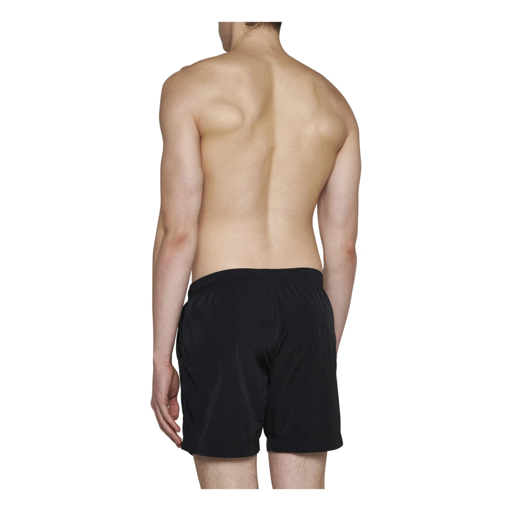 C.P. Company Zwart zee kleding met logo patch Black Heren