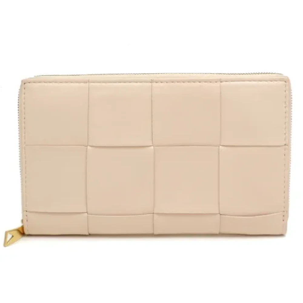 Bottega Veneta Vintage Pre-owned Leather wallets Pink Dames