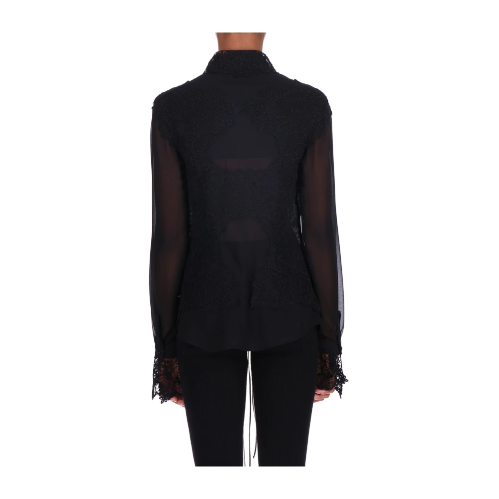 Ermanno Scervino Lange mouwen overhemd Blue Dames