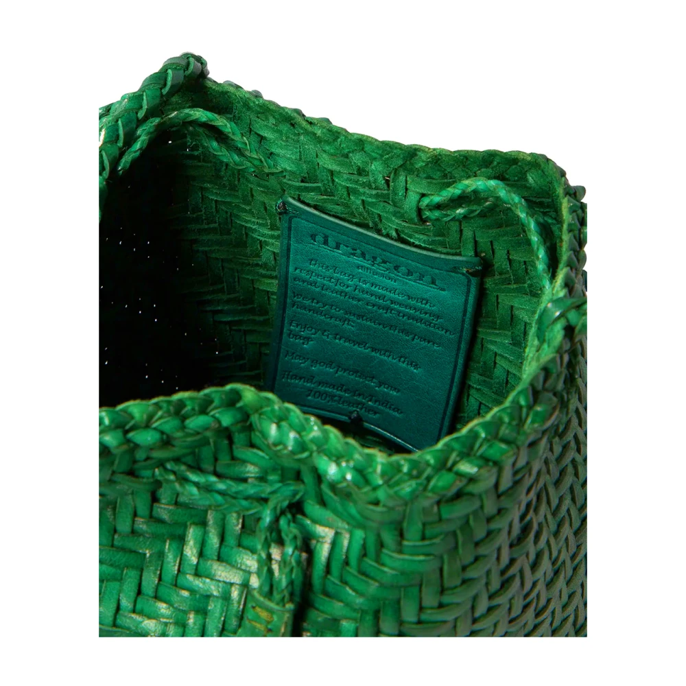 Dragon Diffusion Stijlvolle leren handtas voor vrouwen Green Dames