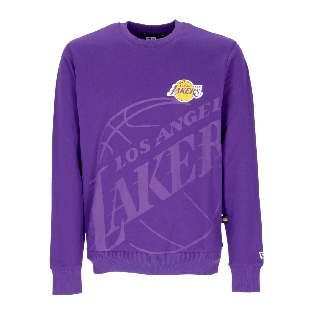 New era NBA Lakers Crewneck Sweatshirt Paars Purple Heren