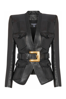 veste-1-bouton-ceinturee-en-cuir