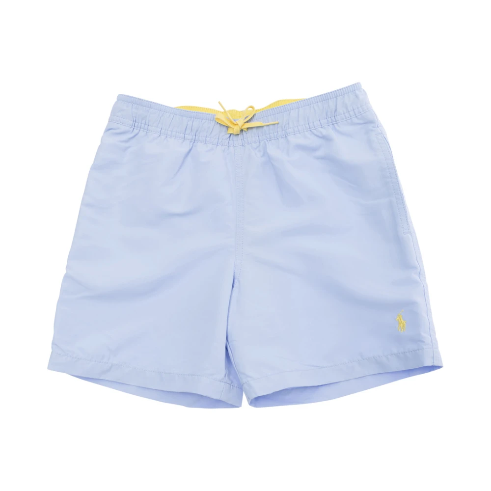 Polo Ralph Lauren Blauwe Zee Kleding Zwembroek Elastische Taille Blue Heren
