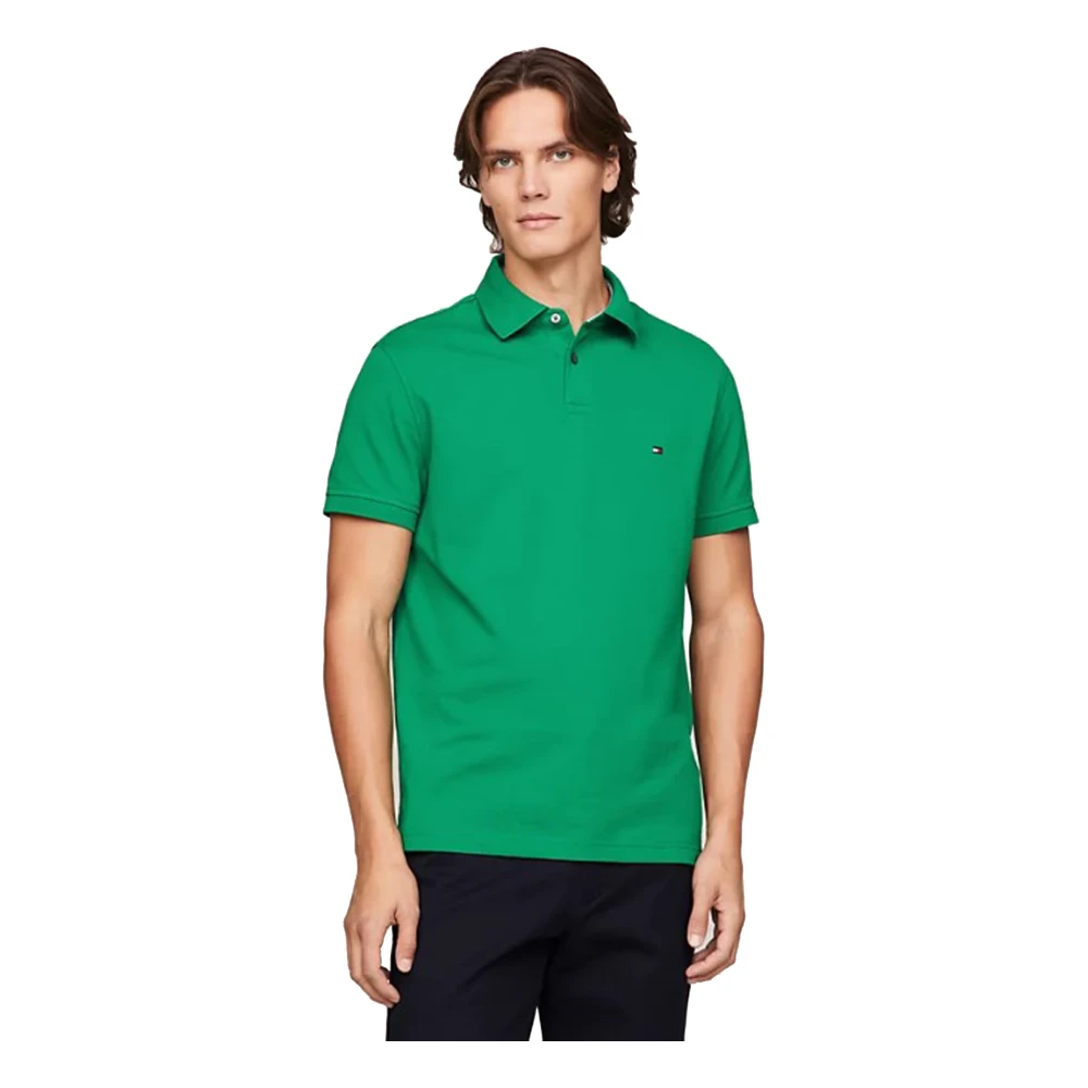 Tommy Hilfiger Polo Shirts Green Heren