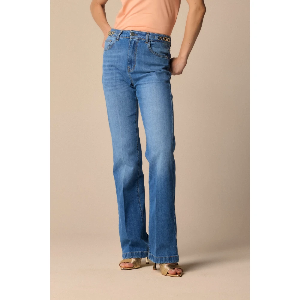 Kocca Boot-cut Jeans Blue Dames