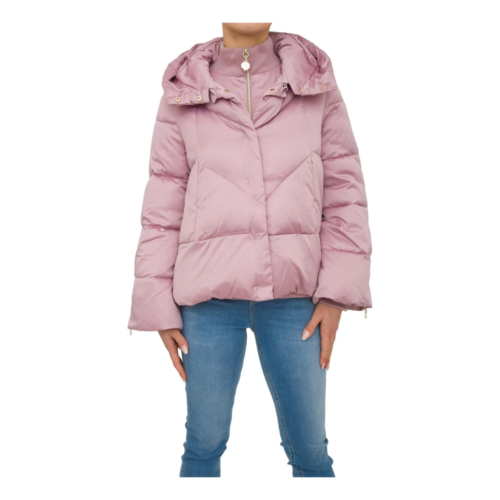 Nenette Korte Satijnen Lila Donsjas Purple Dames