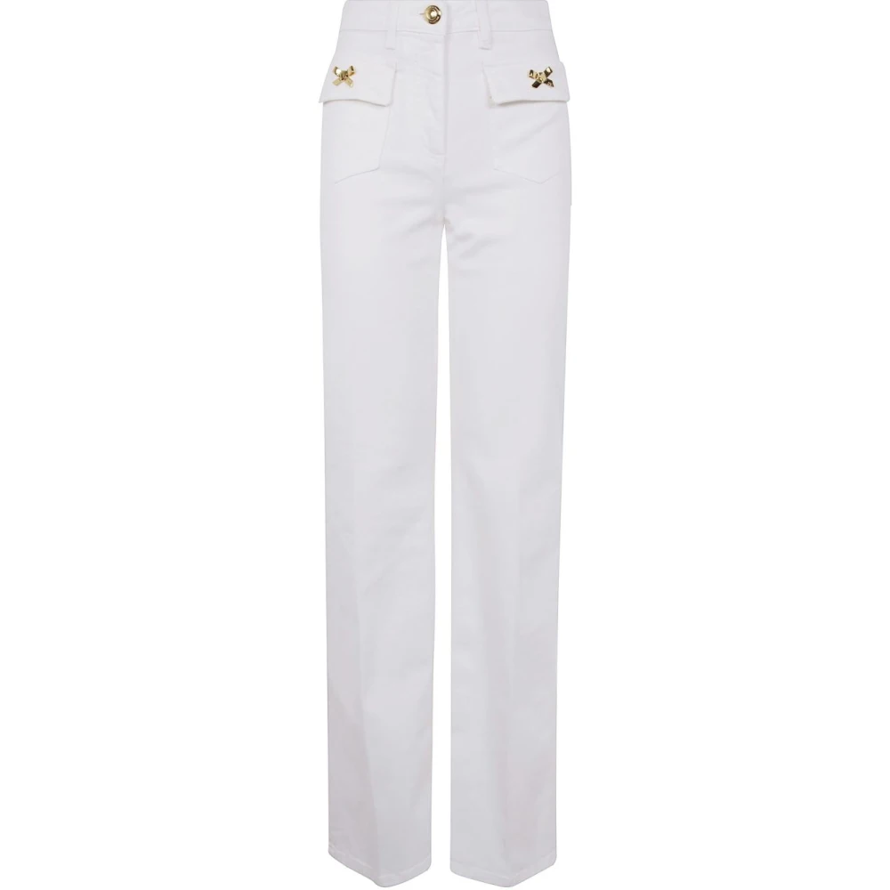 Elisabetta Franchi Ivoor Jeans voor vrouwen Beige Dames