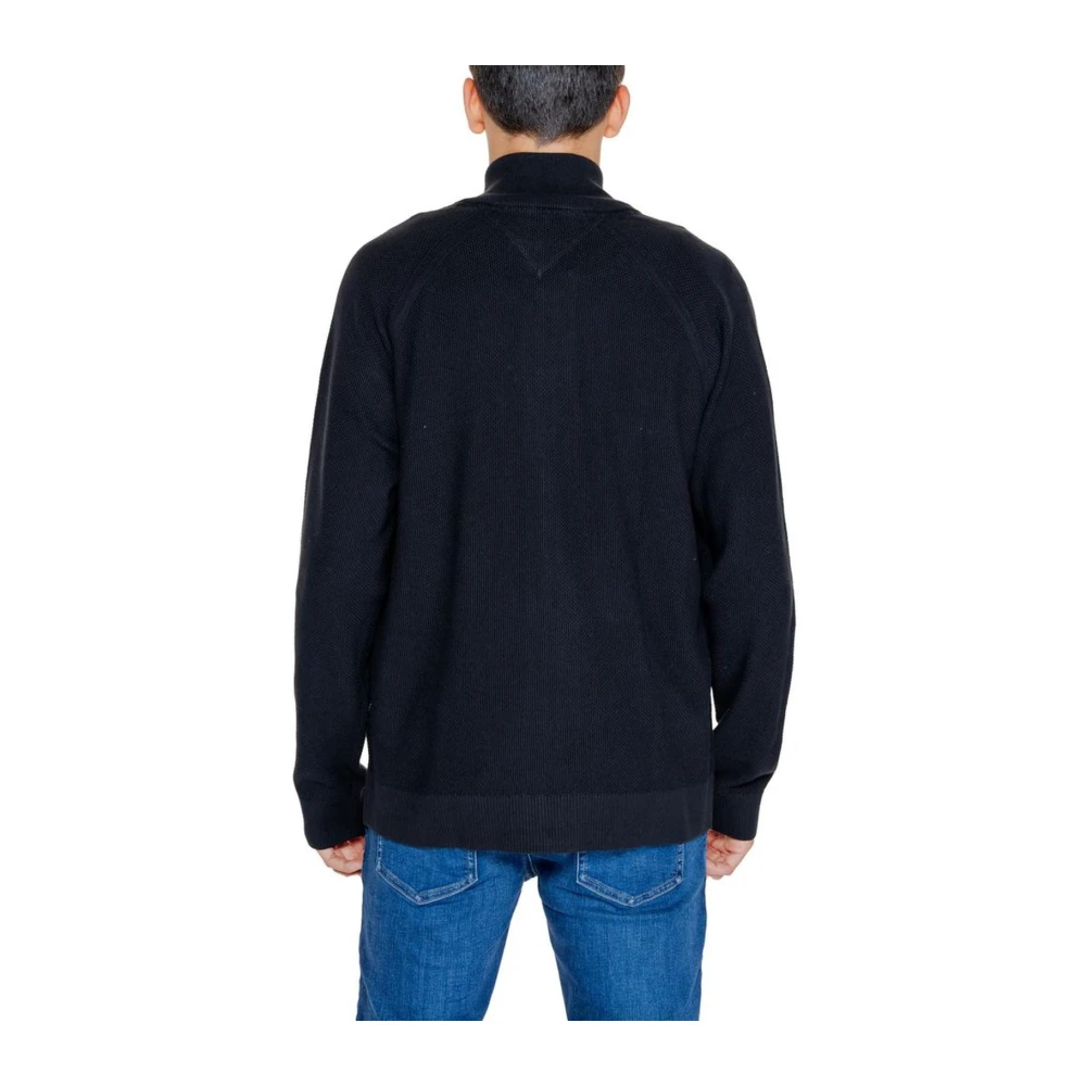 Tommy Jeans Gebreid Katoenen Vest Black Heren