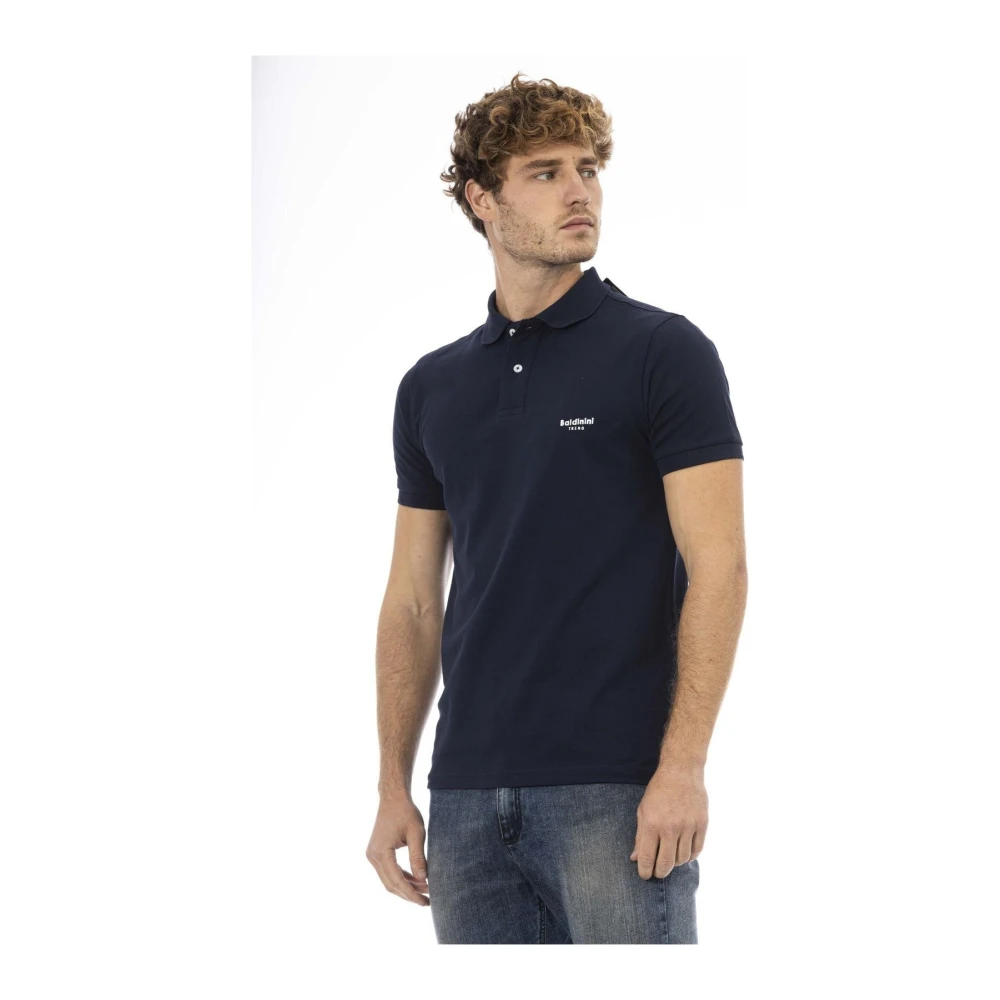 Baldinini Tijdloze elegantie polo shirt Blue Heren