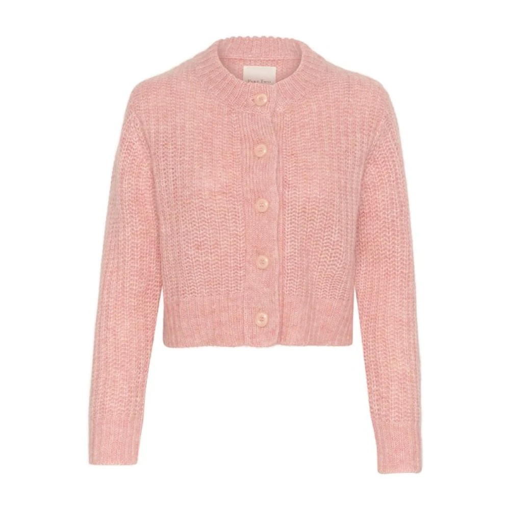 Part Two Peaches N' Cream Melange Vest Pink Dames