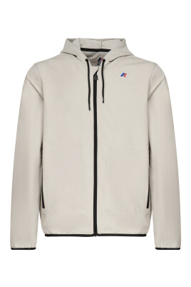 veste-coupe-vent-beige-avec-capuche-a-cordon