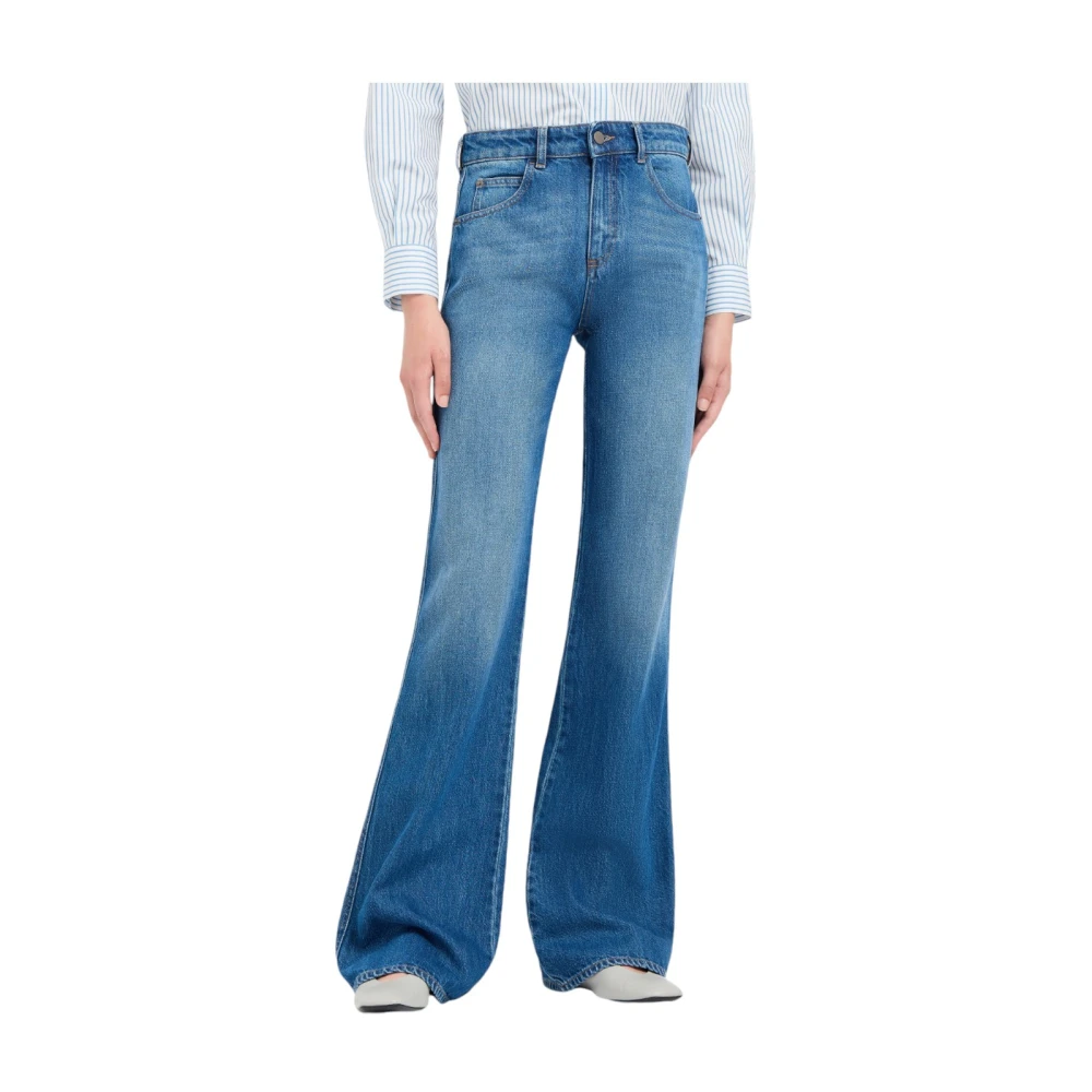 Emporio Armani Klassieke Denim Jeans voor dagelijks gebruik Blue Dames