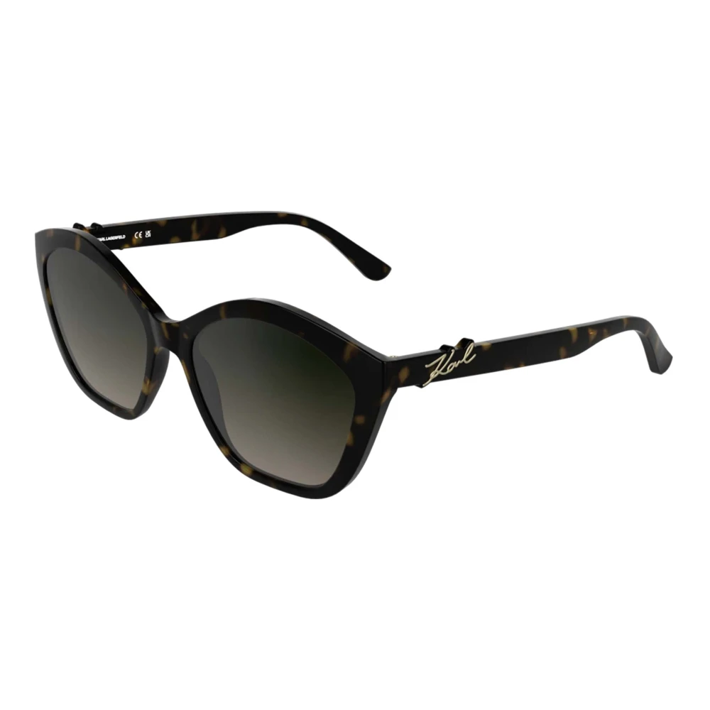 Karl Lagerfeld Brown Sunglasses, Female, 57 Mm, Cat-Eye Sunglasses