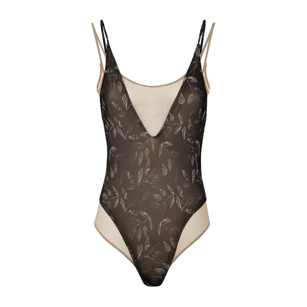 Me-Fui Gedrukte Tule Monokini Twist Badpak Multicolor Dames