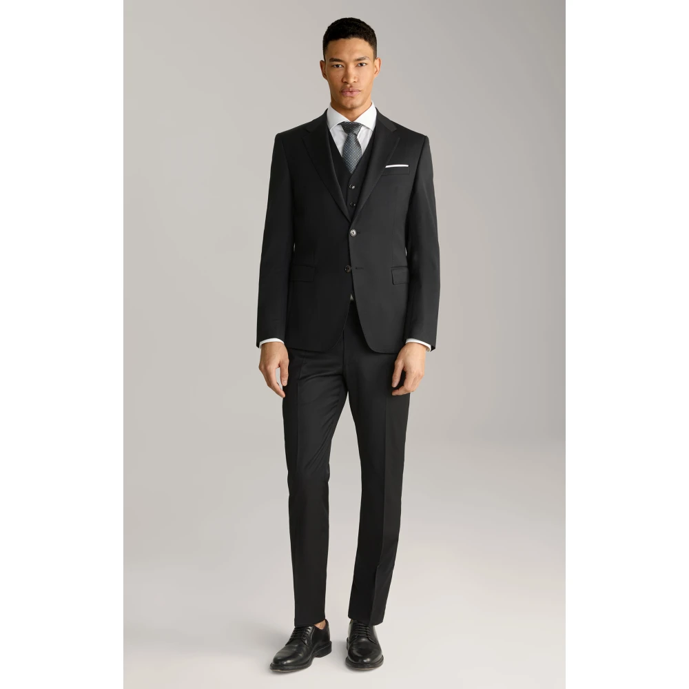 Joop! Klassieke zwarte wollen broek Black Heren