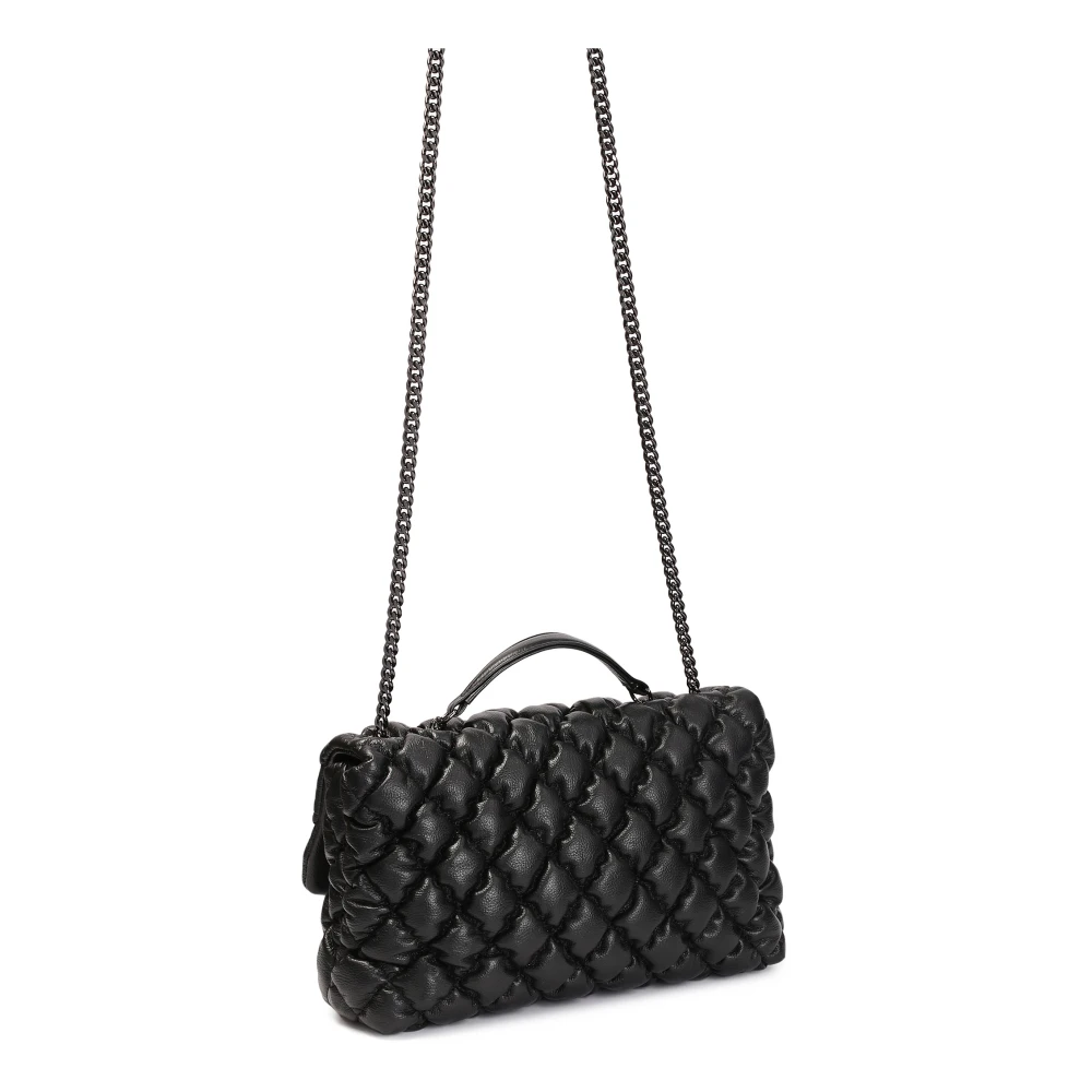 Kazar Stijlvolle zachte kettinghandtas Black Dames