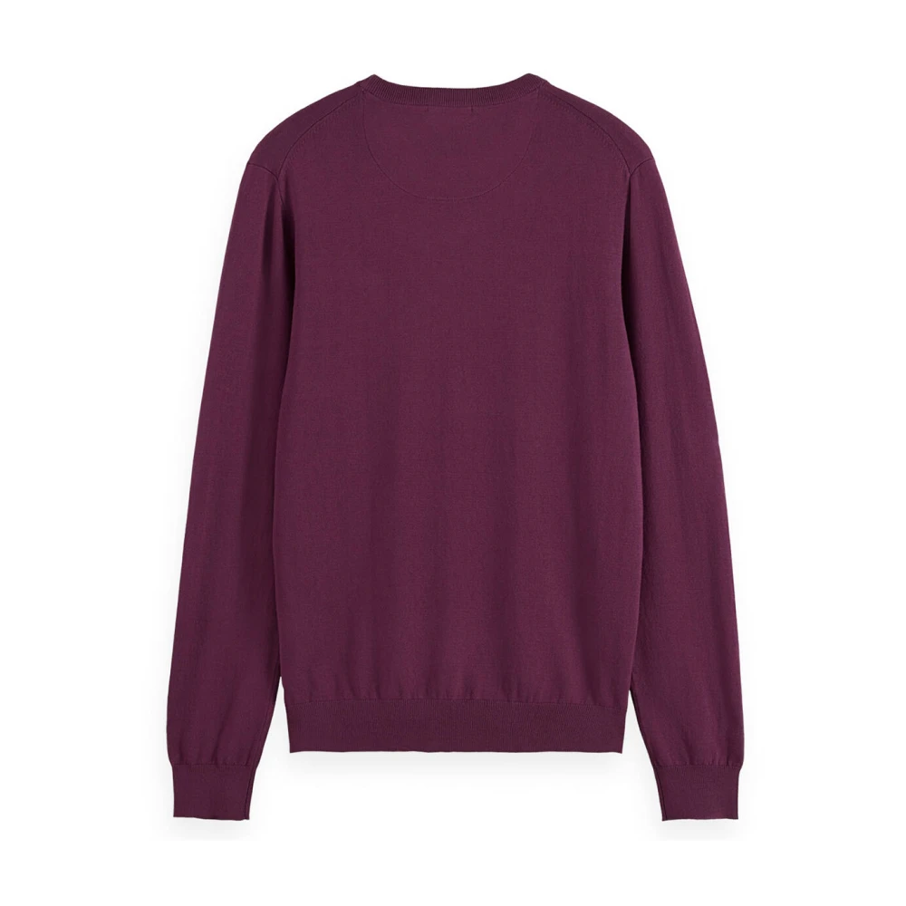 Scotch & Soda Essentiële Viscose Sweater Pullover Pink Heren
