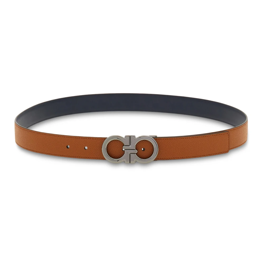 Ferragamo Double Adjus Belt - Female - Belts - Brown - 115 Cm - Accessories