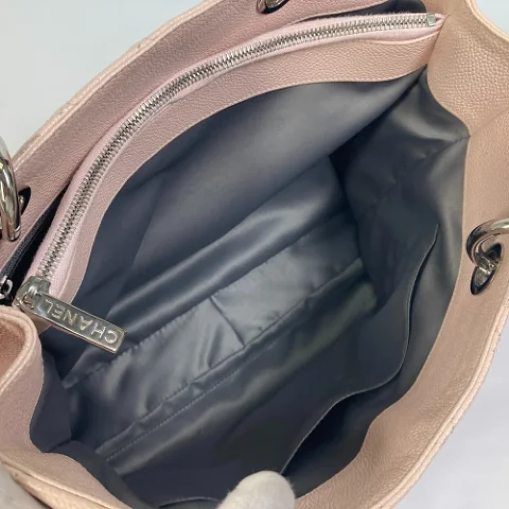 Chanel Vintage Pre-owned Leather totes Pink Dames