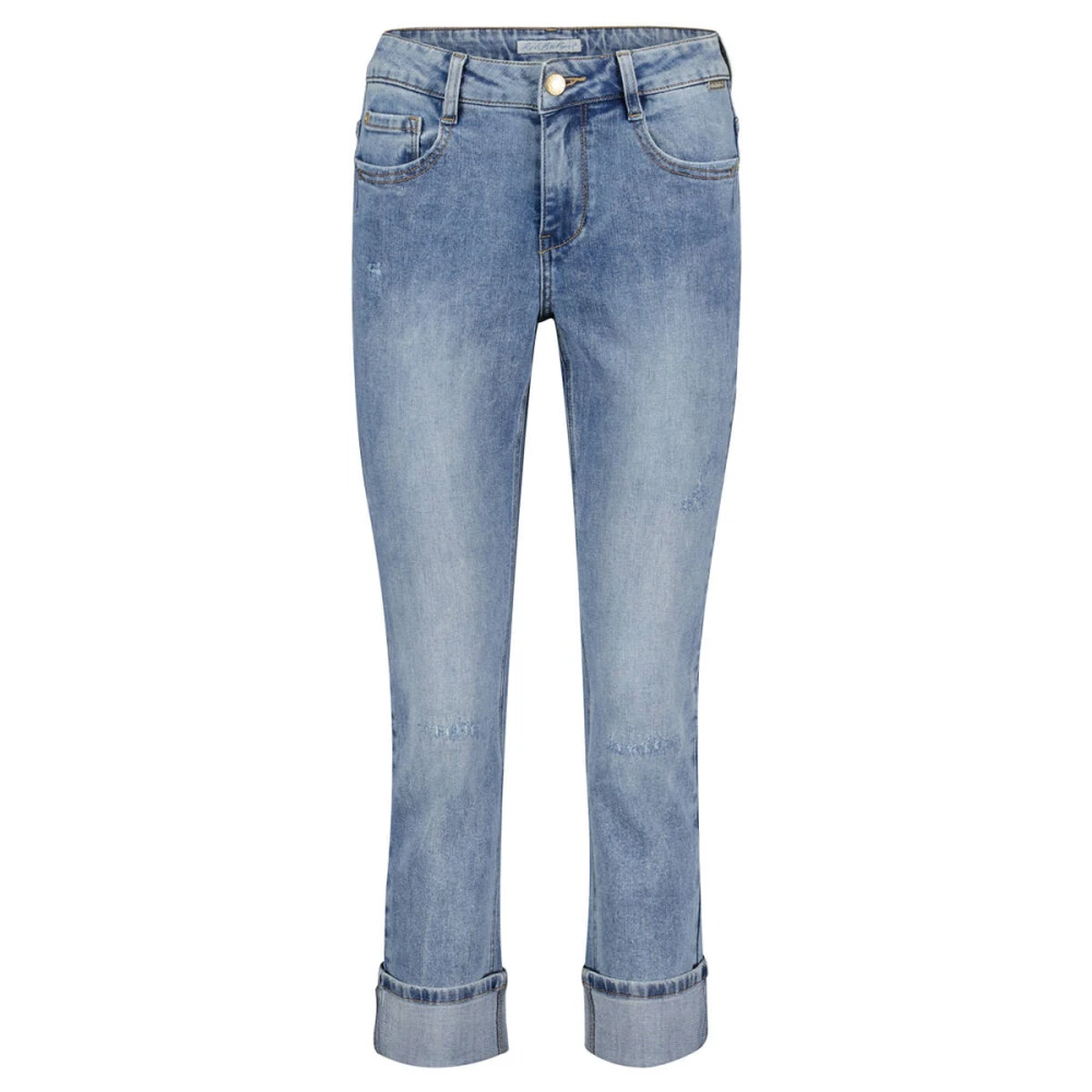 Red Button Vintage Reparatie Knoopbroek Blue Dames