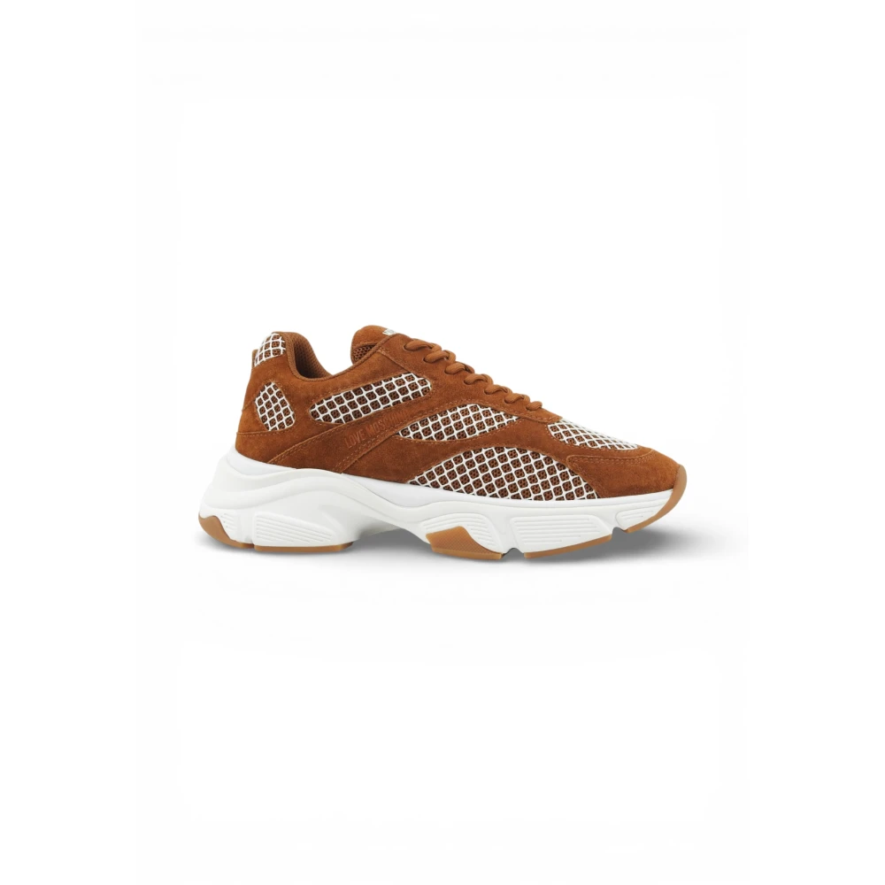 Love Moschino Sneakers Dames Schoenen Bruin