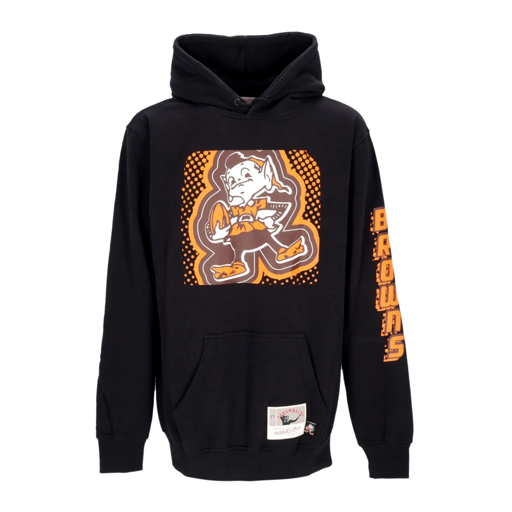 Mitchell & Ness Cleveland Browns NFL Hoodie Zwart Black Heren