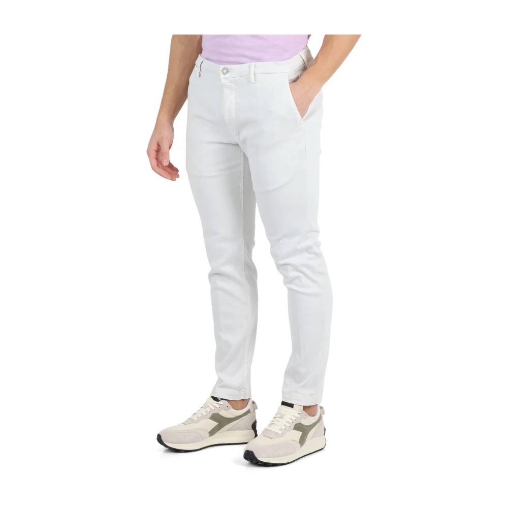 Replay Slim Fit Hyperflex Jeans White Heren