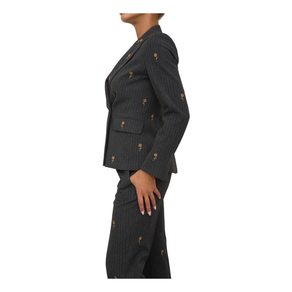 Marella Elegante Grijze Jas voor Vrouwen Gray Dames