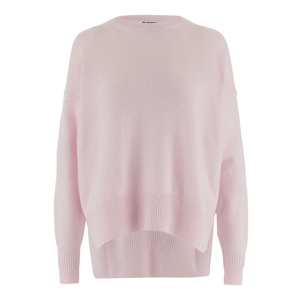 Jil Sander Vrouw Roze Truien & Vesten Dames, M, Kasjmier, Cashmere Sweater