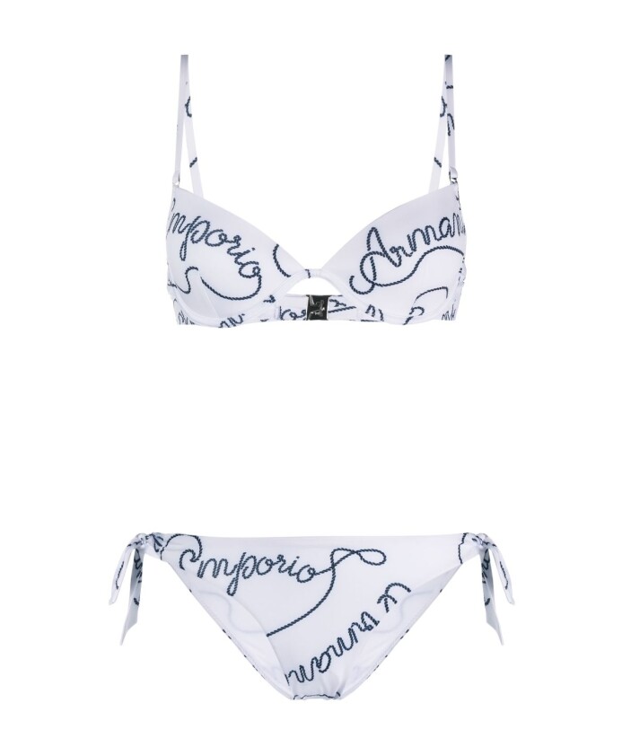 logomania-print-bikini-set