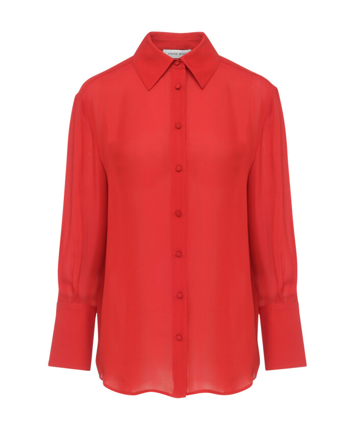 red-bridget-shirt-stylish-model