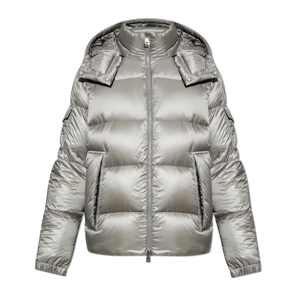Moncler Men's Gray Down Jackets, 2XL, Down Jacket Couyere