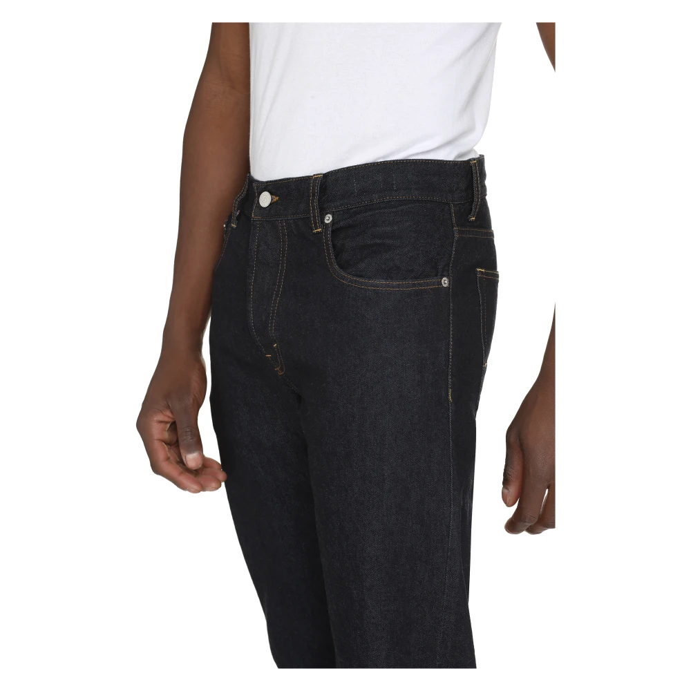 Department Five Slim Fit Jeans met Metalen Knopen Blue Heren