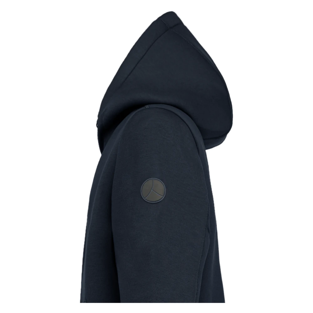 People of Shibuya Technische volledige ritssluiting hoodie met zakken Blue Heren