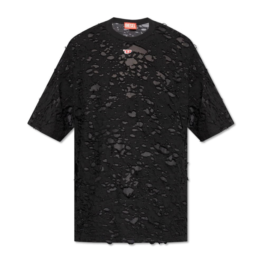 Diesel T-shirt `T-Boxt-Q3` Black Heren