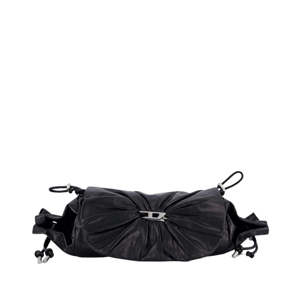 Diesel , Shoulder Bags, Female, Black, One Size, Scrunch D Shoulder