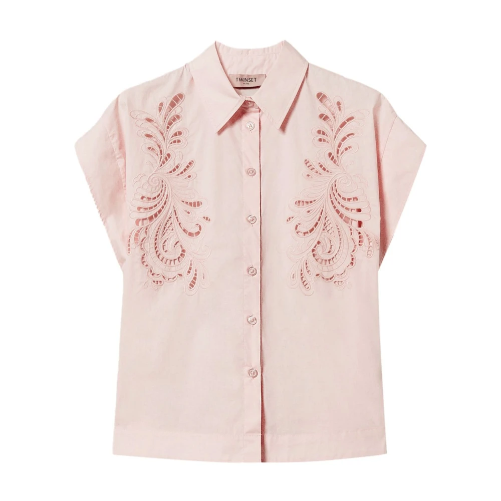 Twinset Roze Shirt Set Stijlvol Pink Dames