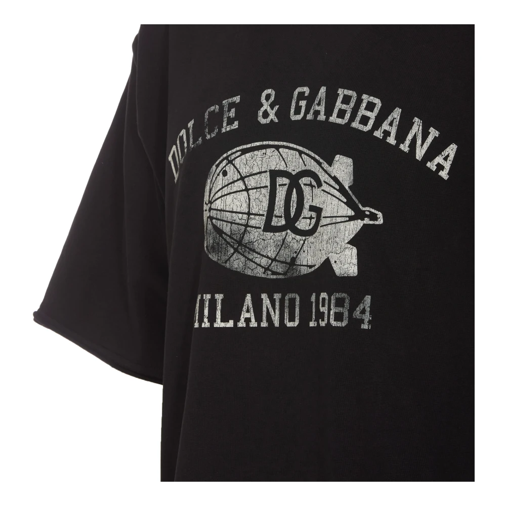 Dolce & Gabbana Zwarte T-shirts en Polos Black Heren