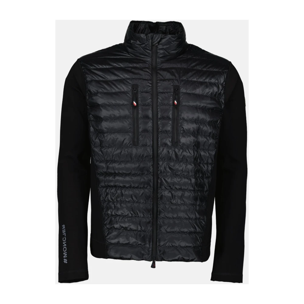 Moncler Bi-material Jas Black Heren