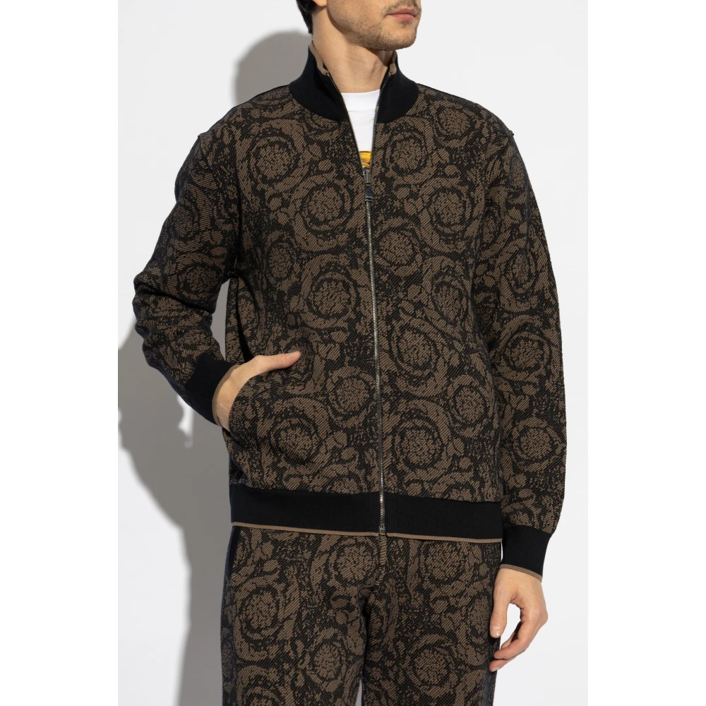 Versace Omkeerbaar sweatshirt Brown Heren