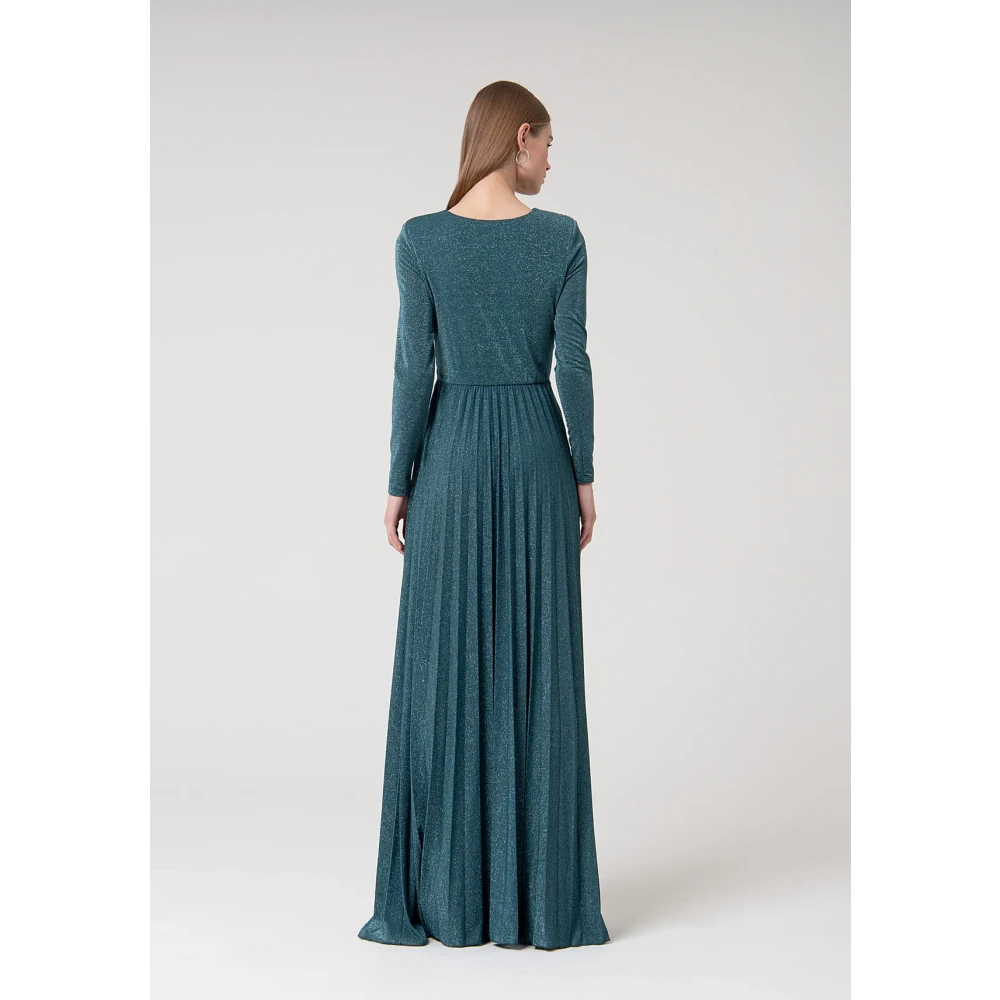 Fracomina Stijlvolle Jurken Collectie Green Dames