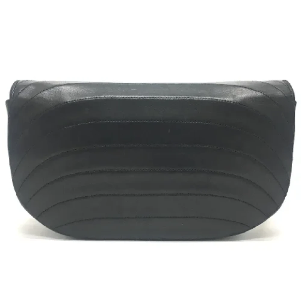 Chanel Vintage Pre-owned Leather chanel-bags Black Dames