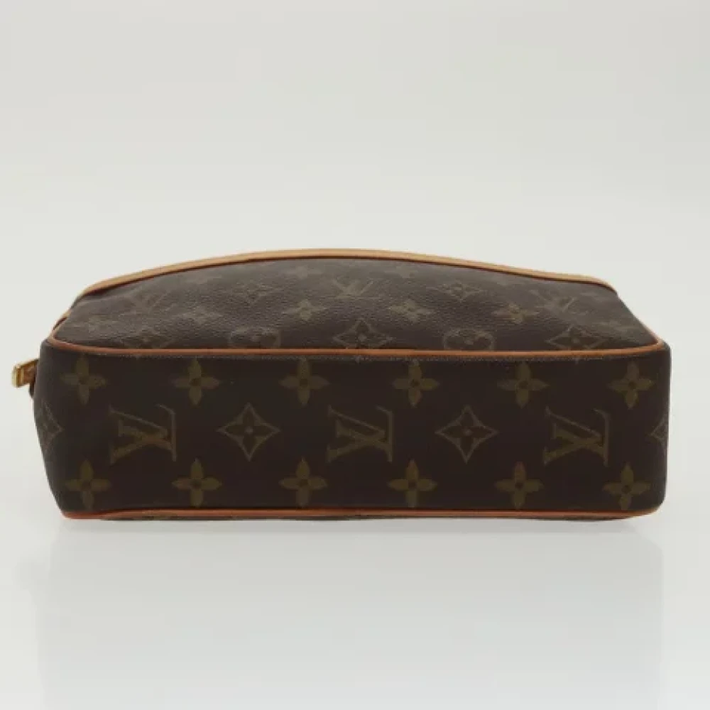 Louis Vuitton Vintage Pre-owned Canvas clutches Brown Dames