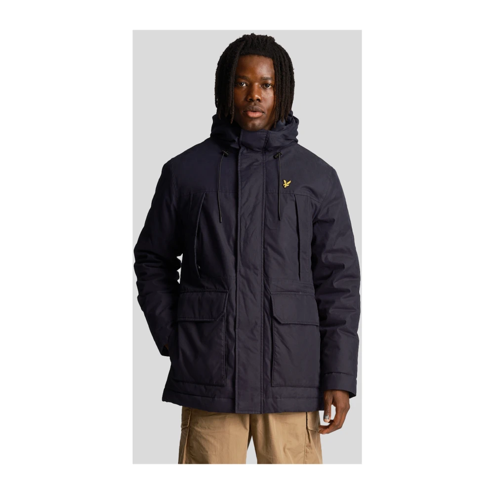 Lyle & Scott Microfleece Parka 2.0 Jas Blue Heren