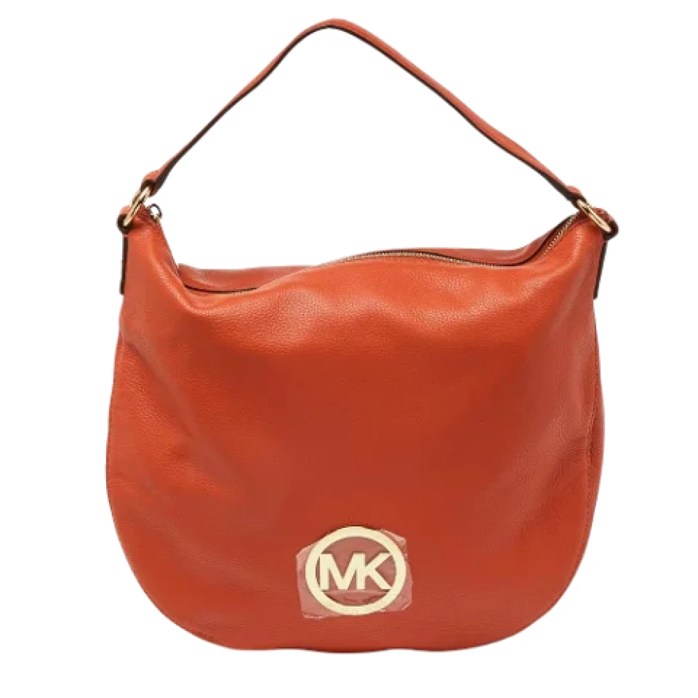 Michael Kors Pre-owned Leather handbags Orange Dames