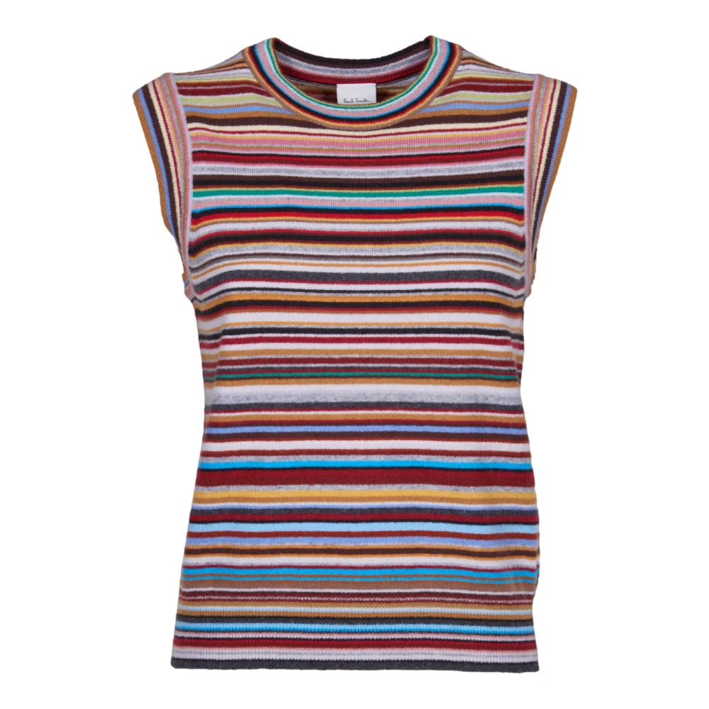 PS By Paul Smith Gestreepte Kasjmier Trui Multicolor Aw24 Multicolor Dames
