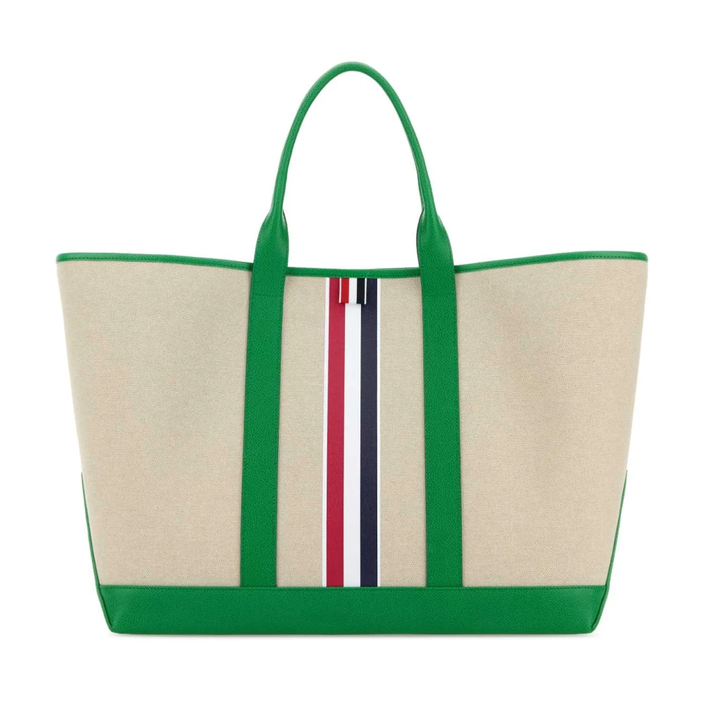 Thom Browne Men's Multicolor Shopping Bags, One Size, Medium Too Tote