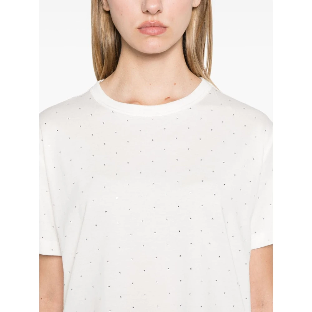 Fabiana Filippi Witte T-shirt Collectie voor Mannen White Dames