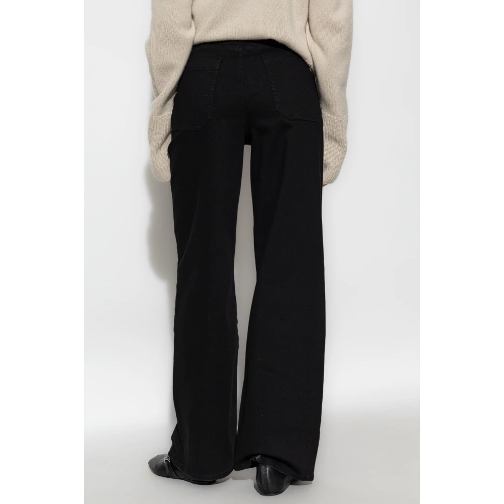 Rag & Bone Wijde jeans Black Dames