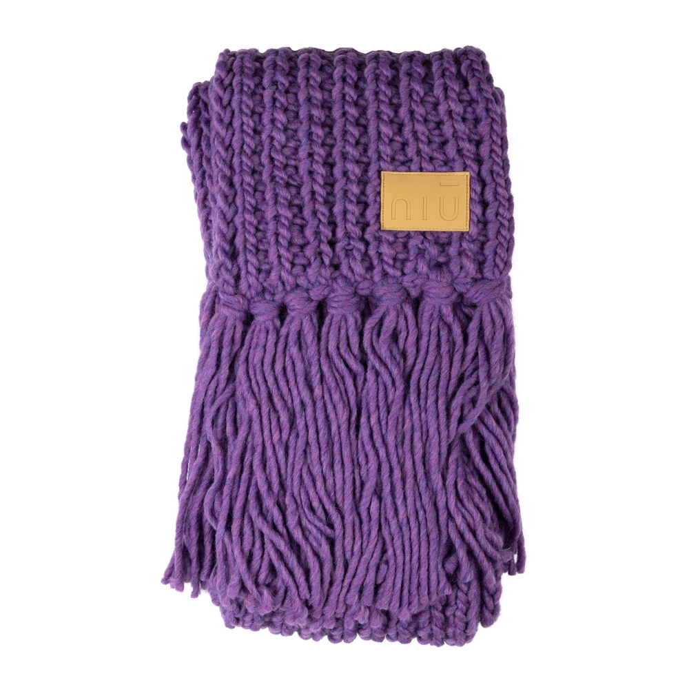 NIU Zachte Paarse Sjaal Purple Dames